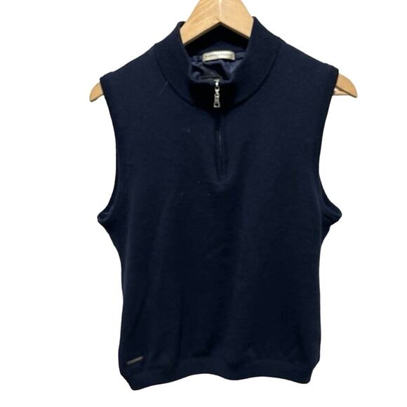 Fairway & Greene golf sweater vest  F&G gray 1/4 zip NWOT sz medium l - Picture 1 of 6